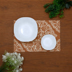 Melamine KBFQ White Dinnerset