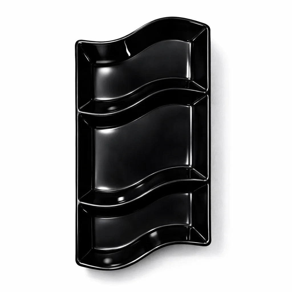 Mars melamine dish 3 partition
