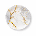 Grey Root Double Glazed Melamine Plate