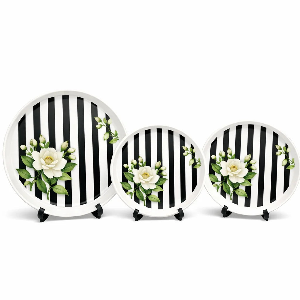 Printed Melamine Goal Thaal in 3 Sizes