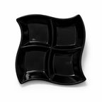 Wavy Melamine 4 Portion Tray (1 Piece)