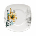 Melamine Square Print Double Glaze Plates