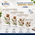 Vista Printed Melamine Serving Tray 4 Sizes