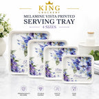 Vista Printed Melamine Serving Tray 4 Sizes