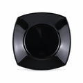 Sq Black Melamine double Glaze Plates