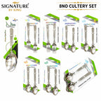8 No Loose Stainless Steel Cutlery - 14 Gauge