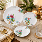 Vigo Print Melamine Plates - Double Glaze