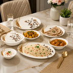 Melamine Vigo Print Double Glaze Dinner Set