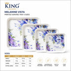 Vista Printed Melamine Serving Tray 4 Sizes