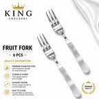 8 No Loose Stainless Steel Cutlery - 14 Gauge