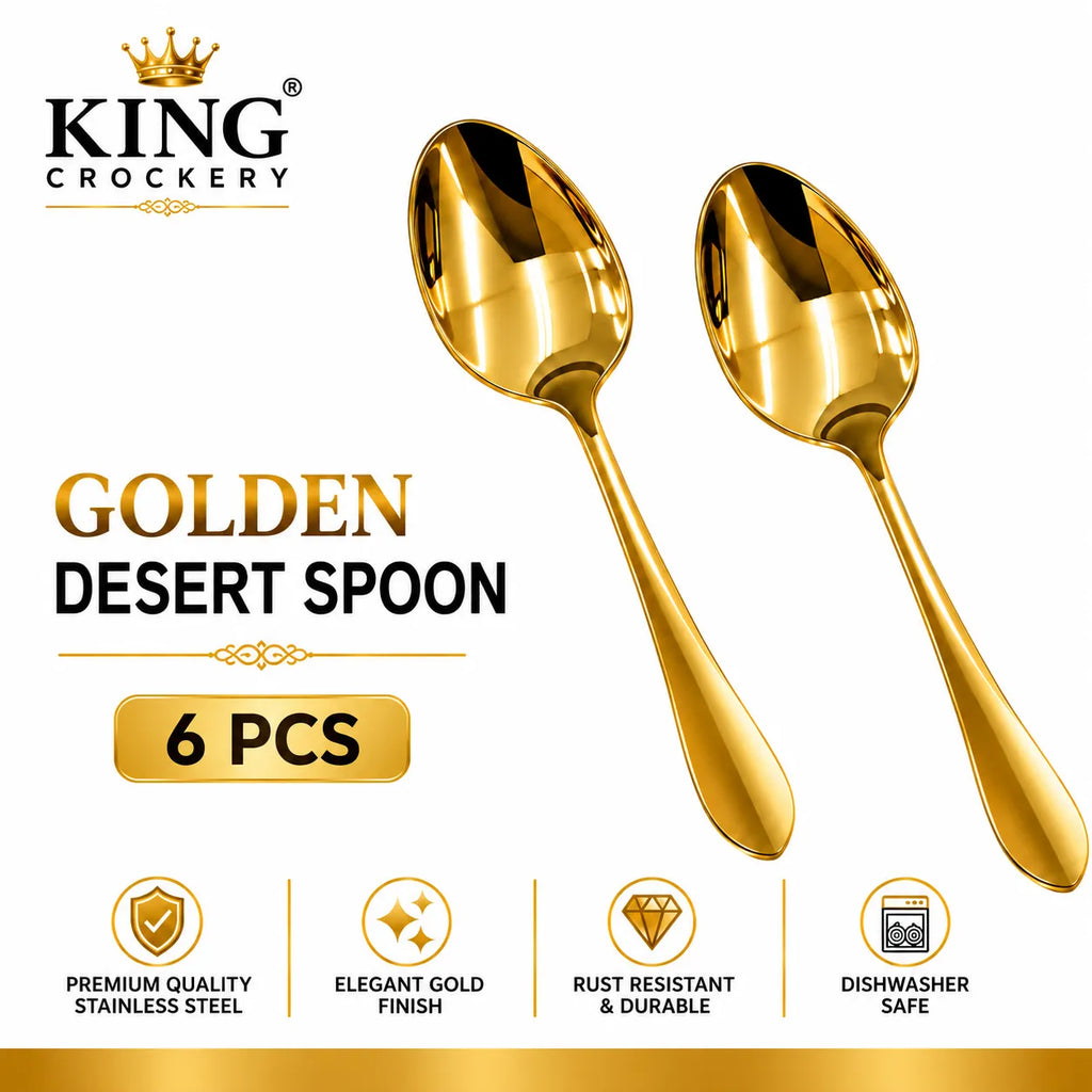 Pioneer Golden Loose Stainless Steel Cutlery - 14 Gauge