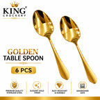 Pioneer Golden Loose Stainless Steel Cutlery - 14 Gauge