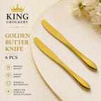 Pioneer Golden Loose Stainless Steel Cutlery - 14 Gauge