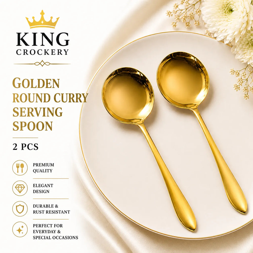 Pioneer Golden Loose Stainless Steel Cutlery - 14 Gauge