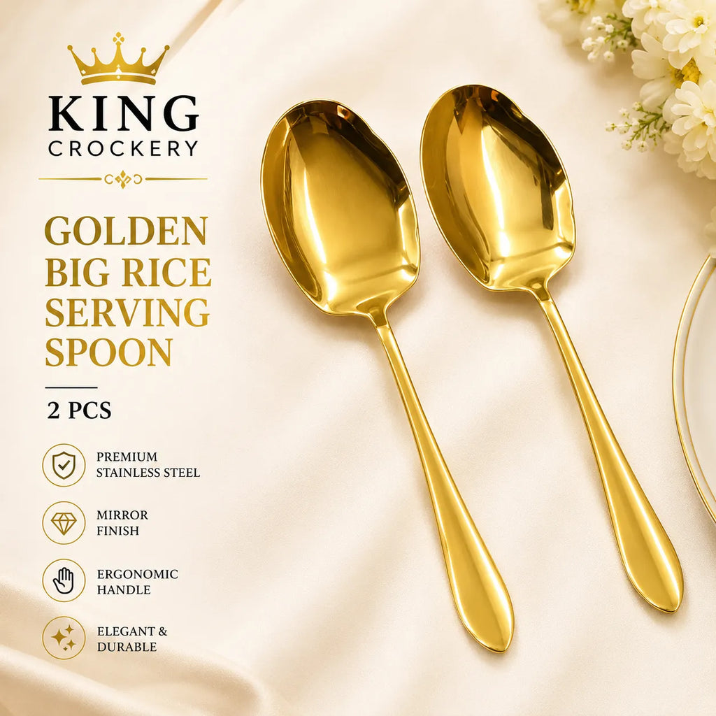 Pioneer Golden Loose Stainless Steel Cutlery - 14 Gauge