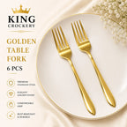 Pioneer Golden Loose Stainless Steel Cutlery - 14 Gauge