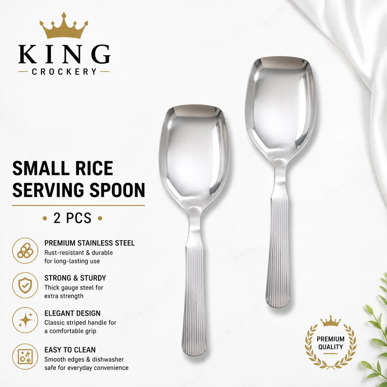 8 No Loose Stainless Steel Cutlery - 14 Gauge