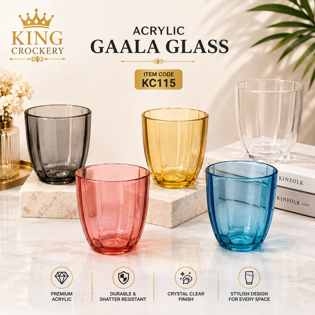 Acrylic Gala Glass - 280 ml