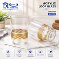 Acrylic Loop Glass - 280 ml