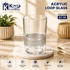 Acrylic Loop Glass - 280 ml