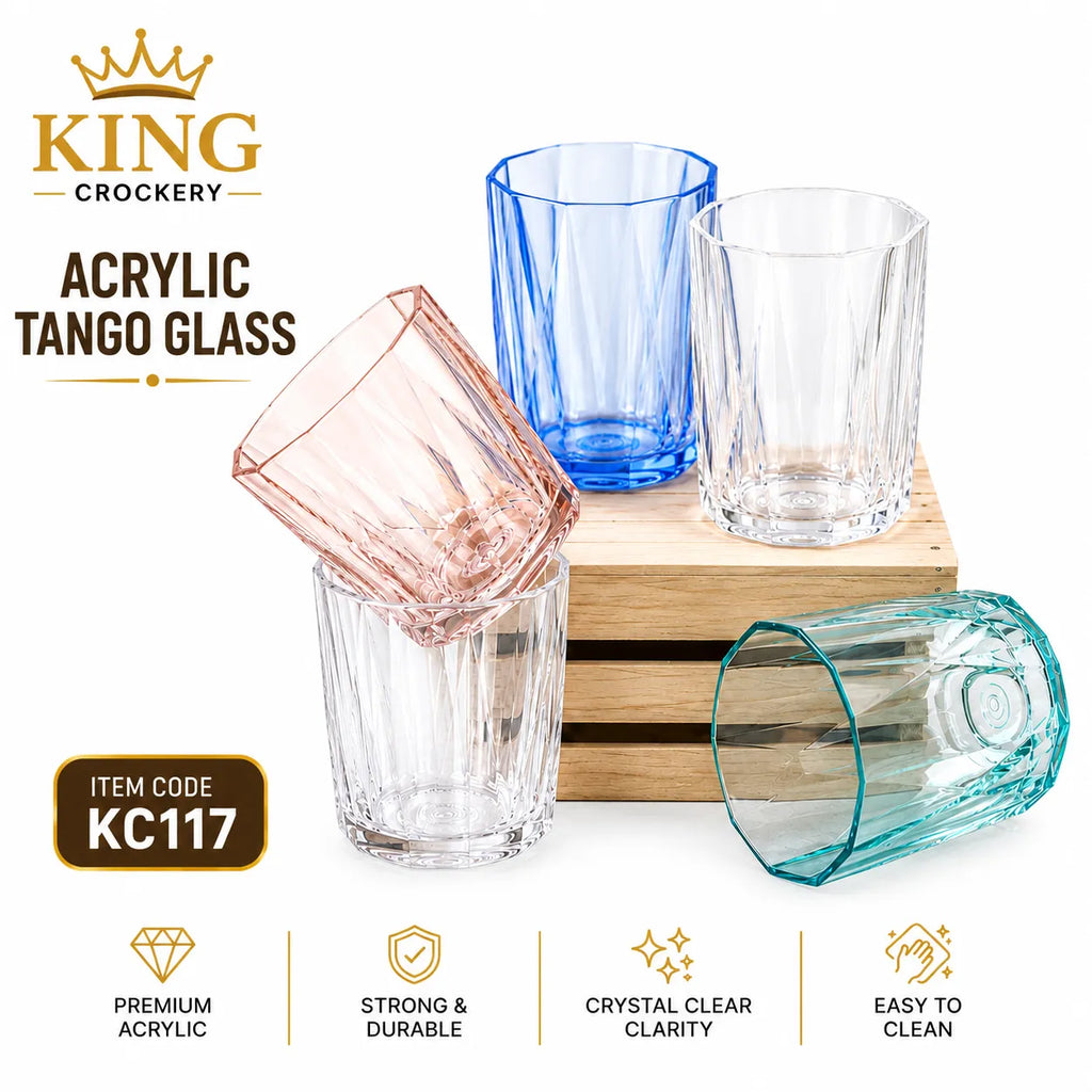 Acrylic Tango Glass - 290 ml