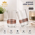 Acrylic Loop Glass - 280 ml