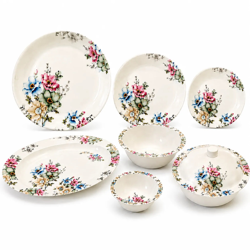 Melamine Double Glaze Dinner Set - 01