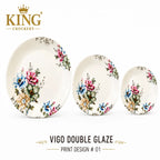 Melamine Double Glaze Dinner Set - 01