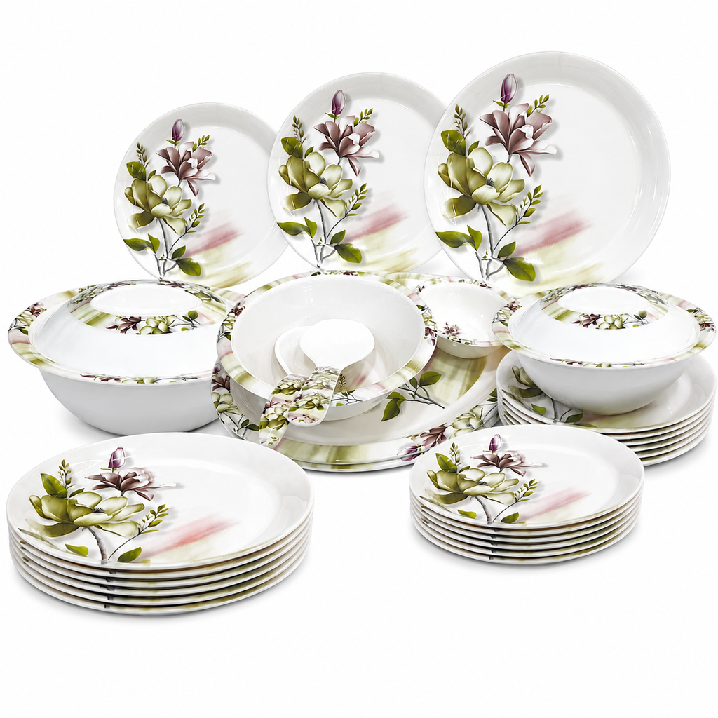 Melamine Double Glaze Dinner Set - 05
