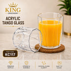 Acrylic Tango Glass - 290 ml
