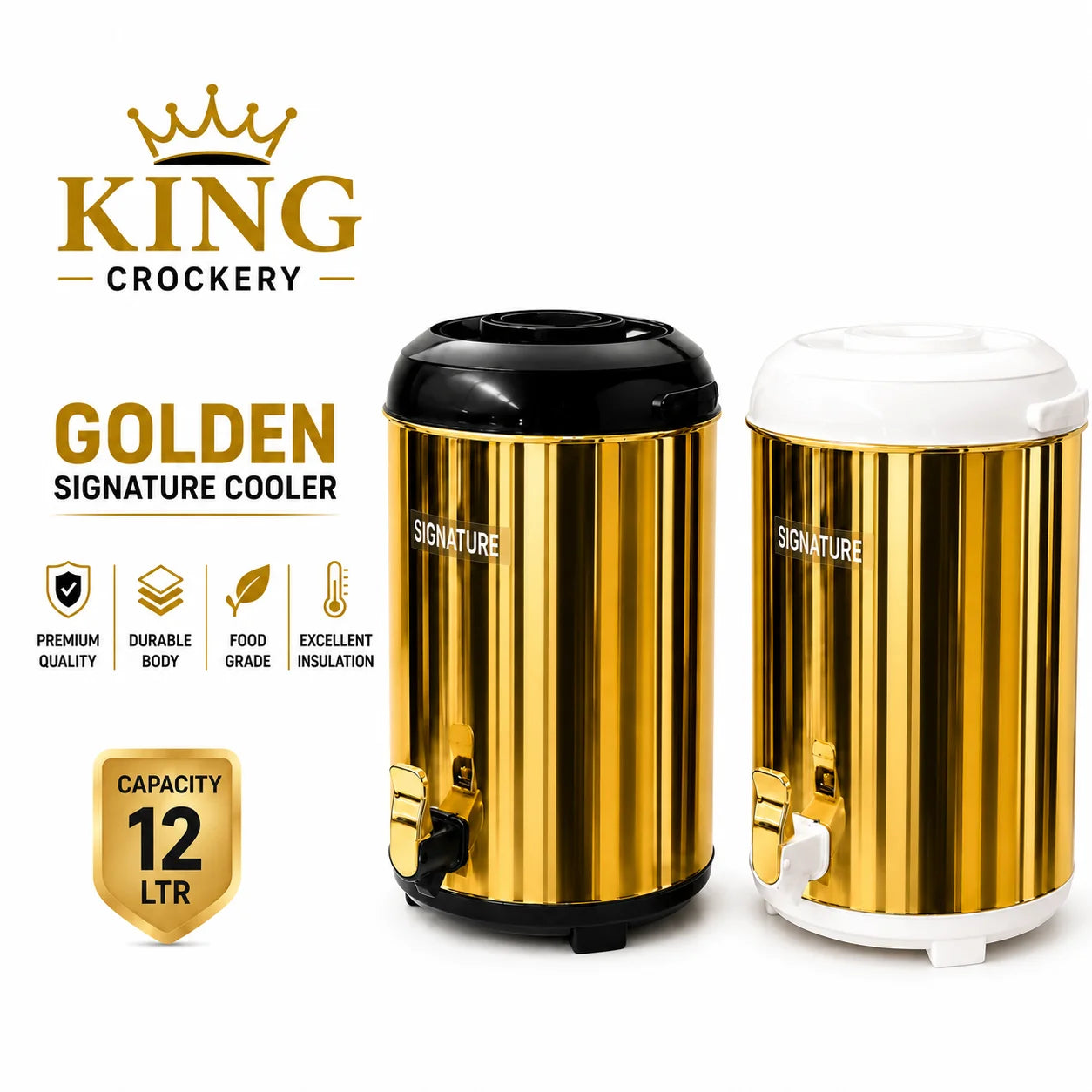 Signature Golden Cooler 12 Liter