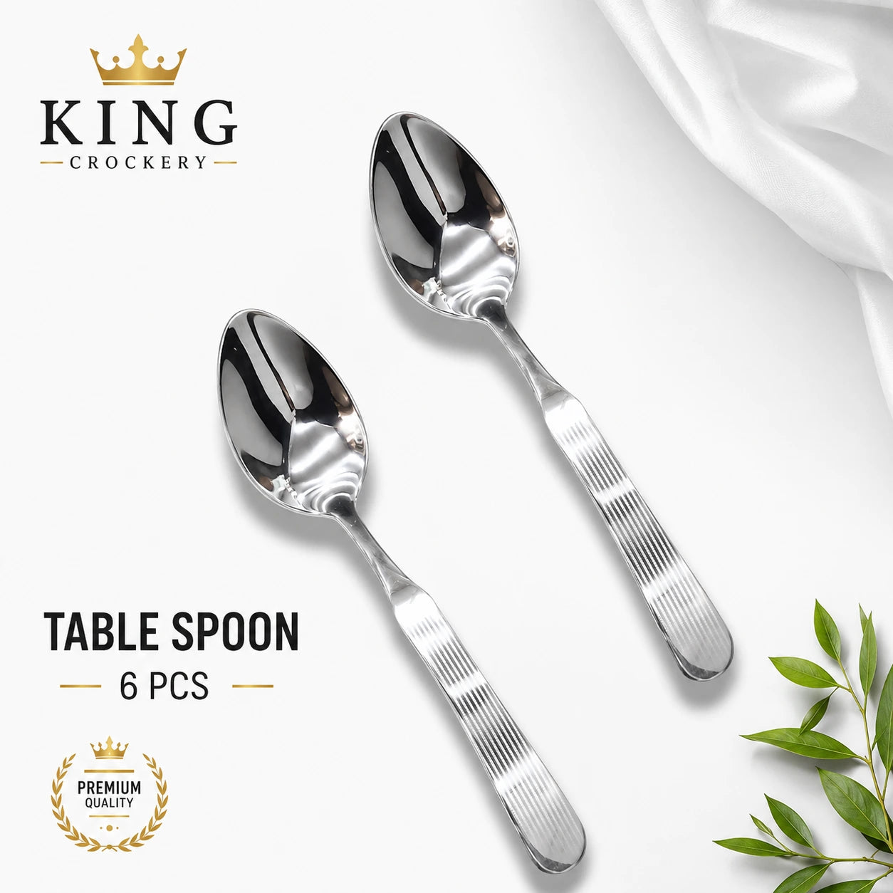 8 No Loose Stainless Steel Cutlery - 14 Gauge