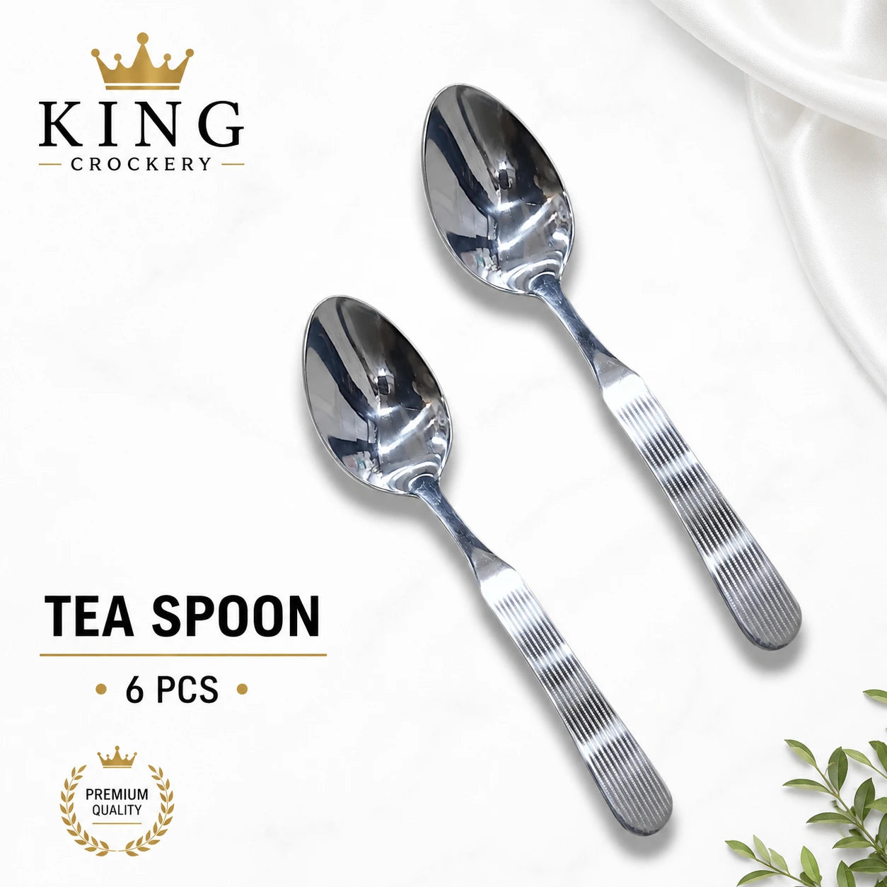 8 No Loose Stainless Steel Cutlery - 14 Gauge