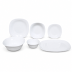 Melamine KBFQ White Dinnerset