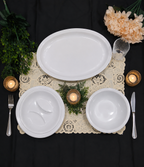 RO-white melamine dinner set
