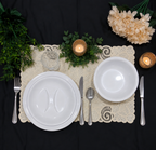RO-white melamine dinner set