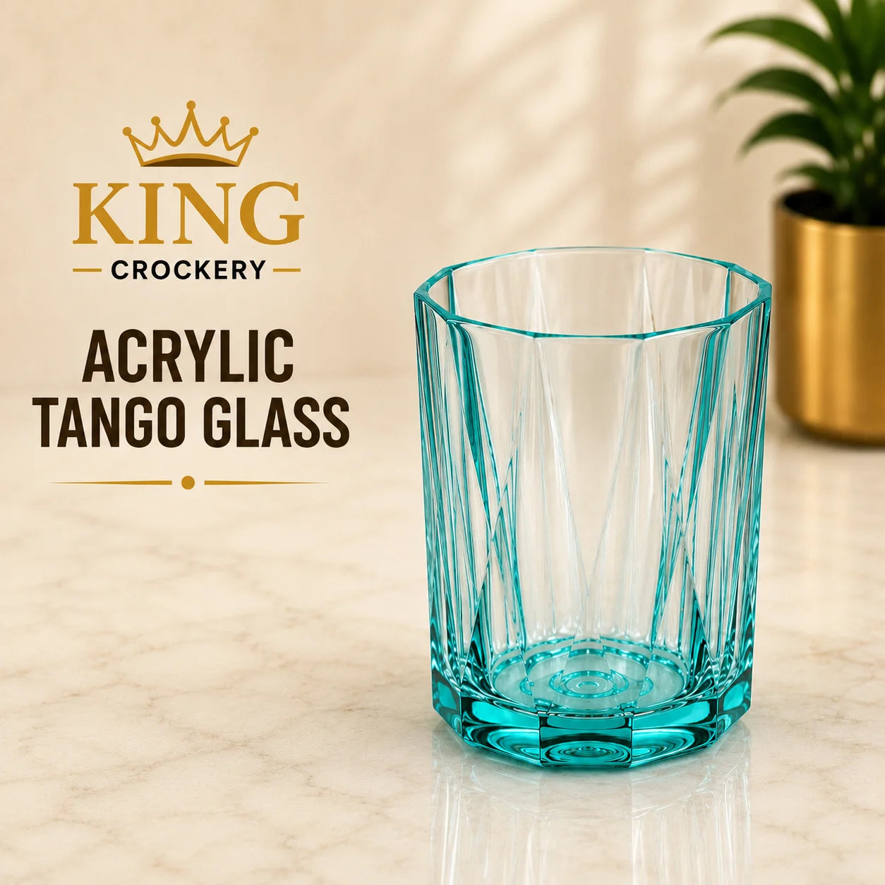 Acrylic Tango Glass - 290 ml