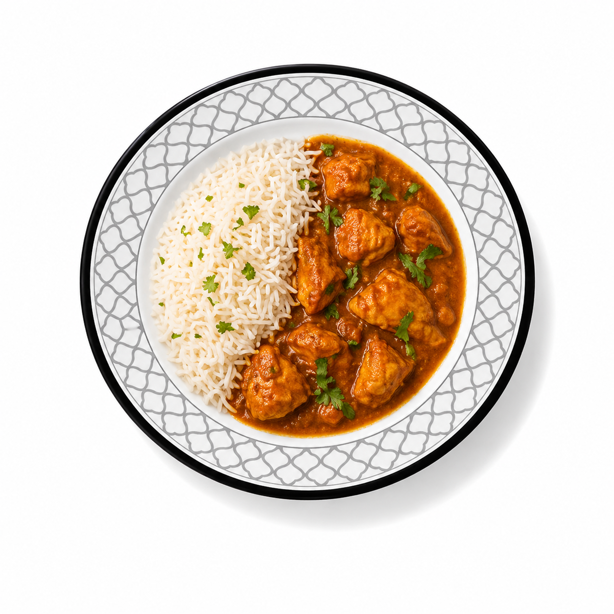 Royal Weave Double Glazed Melamine Plate
