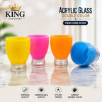 Acrylic Glass Double Color - 260 ML