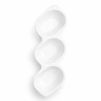 Melamine Appetizer 3 Section Platter (1 Piece)