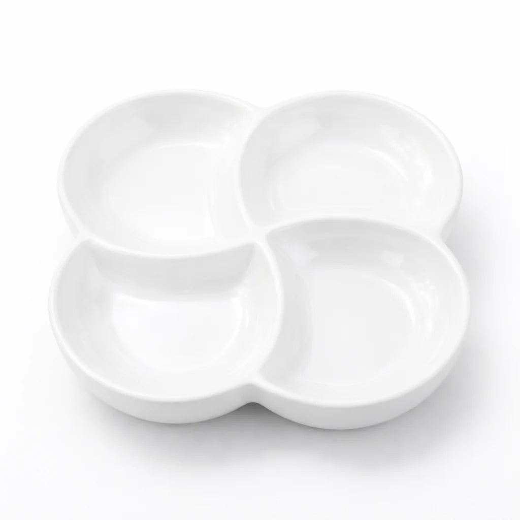 Melamine Topping 4 Section Platter (1 Piece)