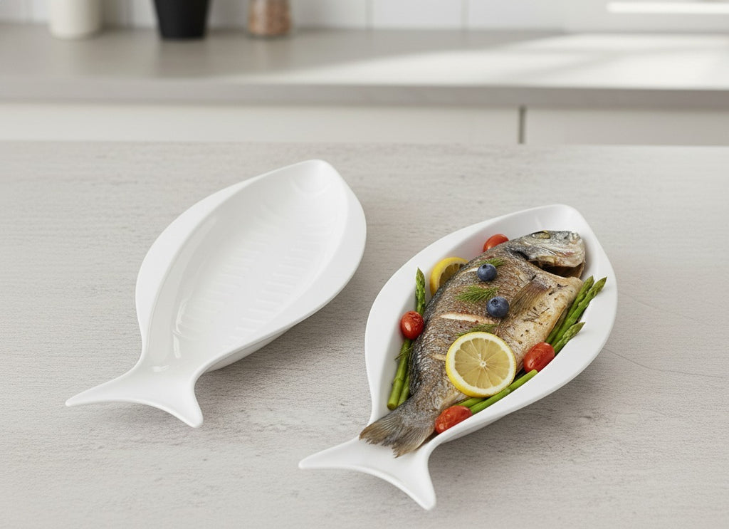 Melamine Trout Fish Platter (1 Piece)