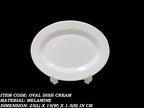 melamine 10 inch small cream dish for serving