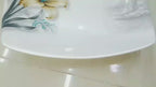 Melamine Square Print Double Glaze Plates
