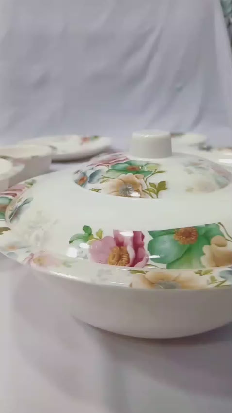 Melamine Double Glaze Dinner Set - 01