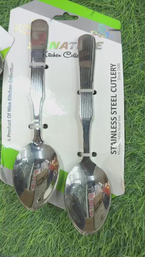 8 No Loose Stainless Steel Cutlery - 14 Gauge