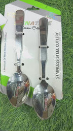8 No Loose Stainless Steel Cutlery - 14 Gauge