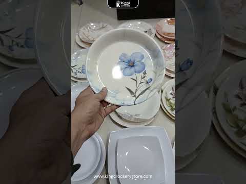 Blue Blossom Double Glazed Melamine Plate