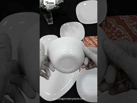 Melamine KBFQ White Dinnerset