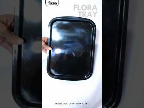 Melamine Flora Serving Tray
